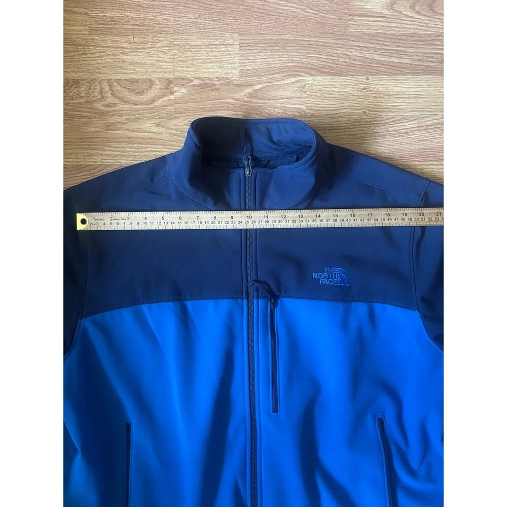 The North Face Men’s XXL Blue Softshell Full Zip Jacket WindWall Outdoor Coat